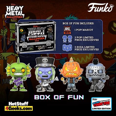 funko heavy metal halloween box of fun 2023|Heavy Metal Halloween Hits the Stage at NYCC 2023.